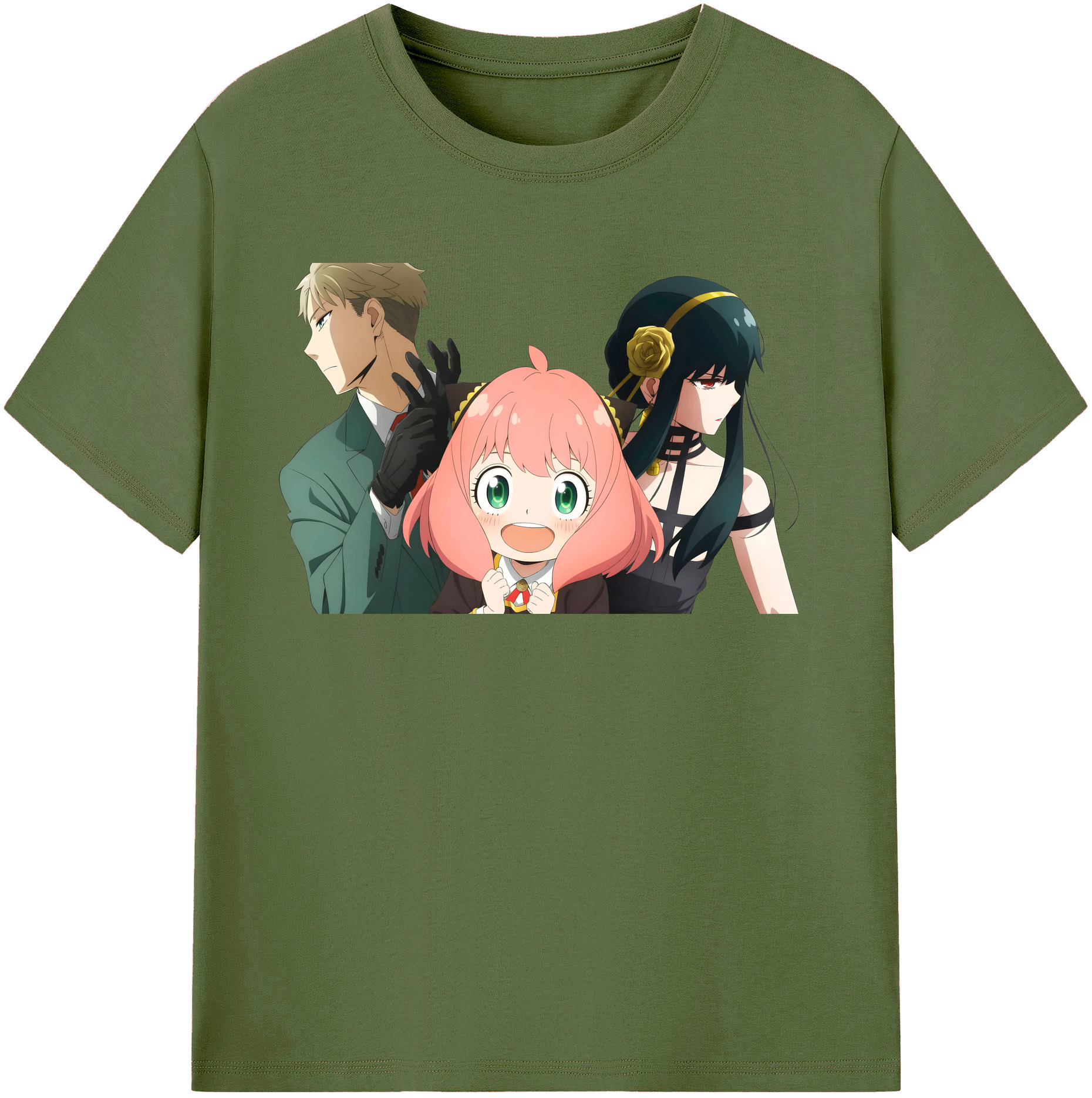 （画像用） SPY×FAMILY间谍家家酒 綿100％半袖Tシャツ（フロントプリント）